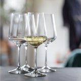 Dartington Cheers! Set of 4 White Wine Glasses - Old Railway Line Garden Centre