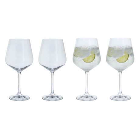 Dartington Crystal Cheers! Copa Gin & Tonic 4 Pack - Old Railway Line Garden Centre