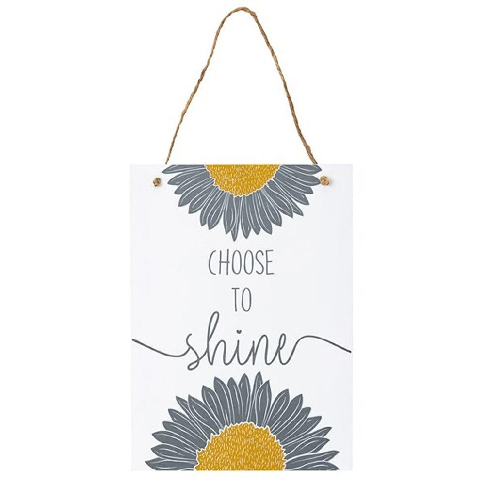 David Mason 25cm White Artisan Flower Wall Plaque - Old Railway Line Garden Centre