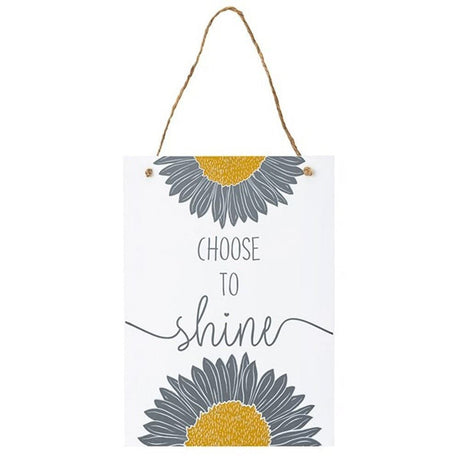 David Mason 25cm White Artisan Flower Wall Plaque - Old Railway Line Garden Centre