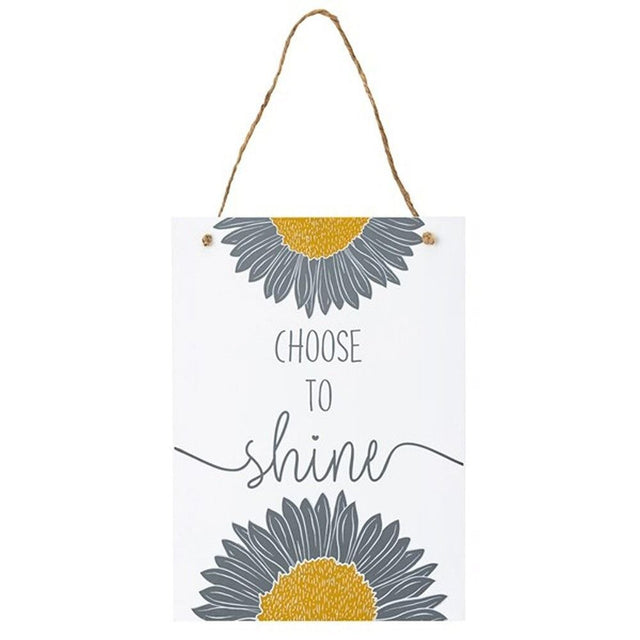 David Mason 25cm White Artisan Flower Wall Plaque - Old Railway Line Garden Centre