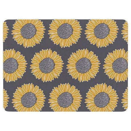 David Mason 29cm Grey Artisan Flower Placemats (Set of 4) - Old Railway Line Garden Centre
