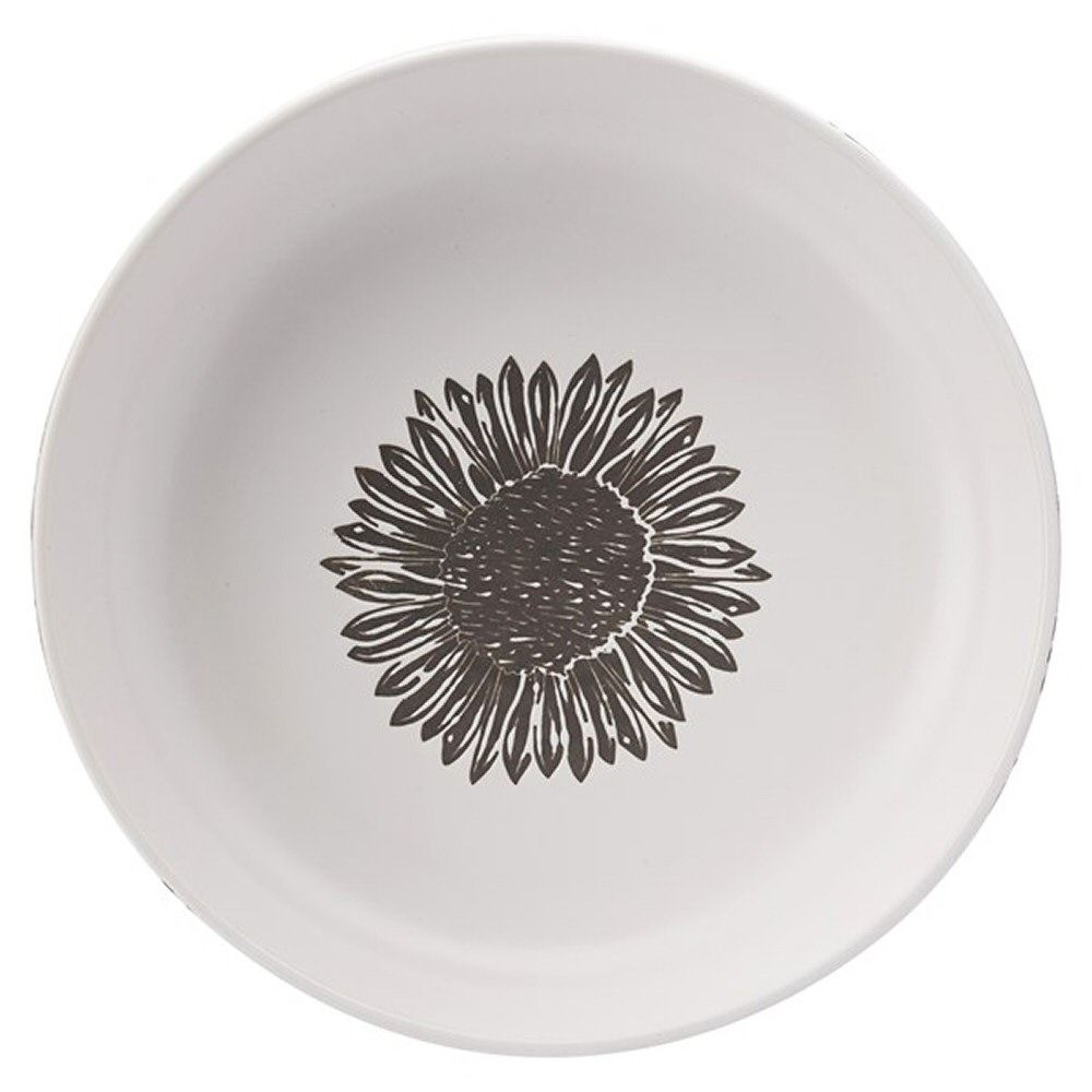 David Mason 30cm White Artisan Flower Serving Bowl - Old Railway Line Garden Centre