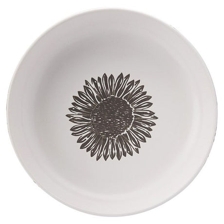 David Mason 30cm White Artisan Flower Serving Bowl - Old Railway Line Garden Centre