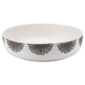 David Mason 30cm White Artisan Flower Serving Bowl - Old Railway Line Garden Centre
