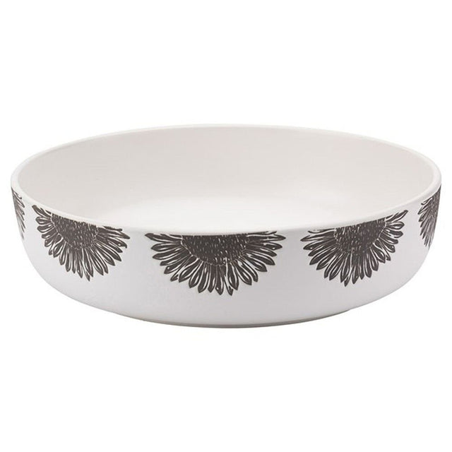 David Mason 30cm White Artisan Flower Serving Bowl - Old Railway Line Garden Centre