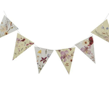 Decoris Flower Paper Bunting - Old Railway Line Garden Centre