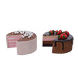 Decoris Poly Cake with Cut Out Slice (Choice of 2) - DISPLAY - Old Railway Line Garden Centre
