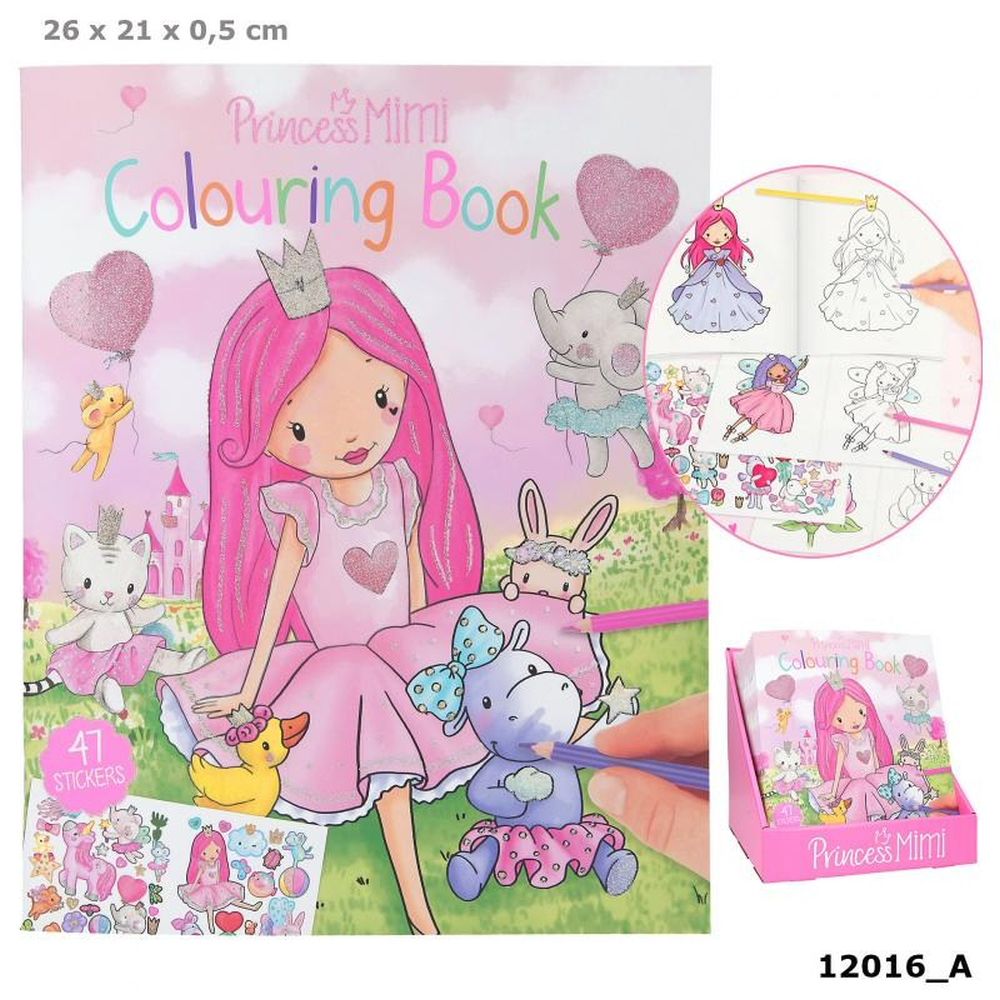 Depesche Princess Mimi Colouring Book - Old Railway Line Garden Centre