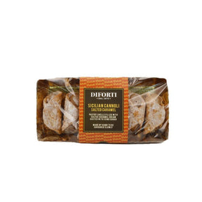 Diforti 150g Salted Caramel Cream Sicilian Cannoli - Old Railway Line Garden Centre
