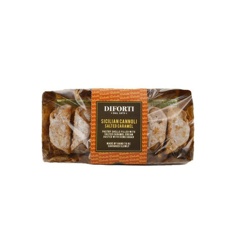 Diforti 150g Salted Caramel Cream Sicilian Cannoli - Old Railway Line Garden Centre