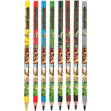 Dino World Colouring Book With Coloured Pencils - Old Railway Line Garden Centre