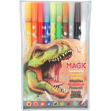Dino World Double - Ended Magic Marker Pen Set - Old Railway Line Garden Centre