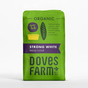 Doves Farm 1.5kg Organic Strong White Bread Flour - Old Railway Line Garden Centre