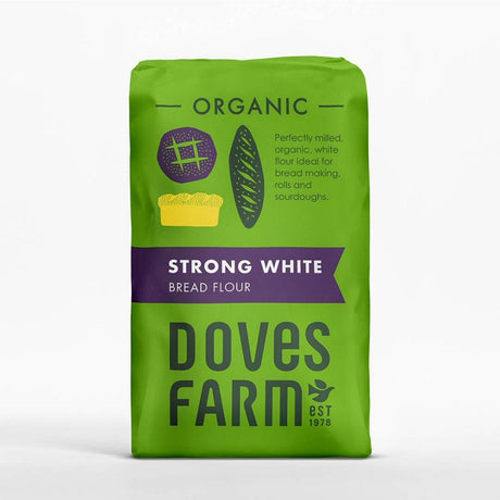 Doves Farm 1.5kg Organic Strong White Bread Flour - Old Railway Line Garden Centre