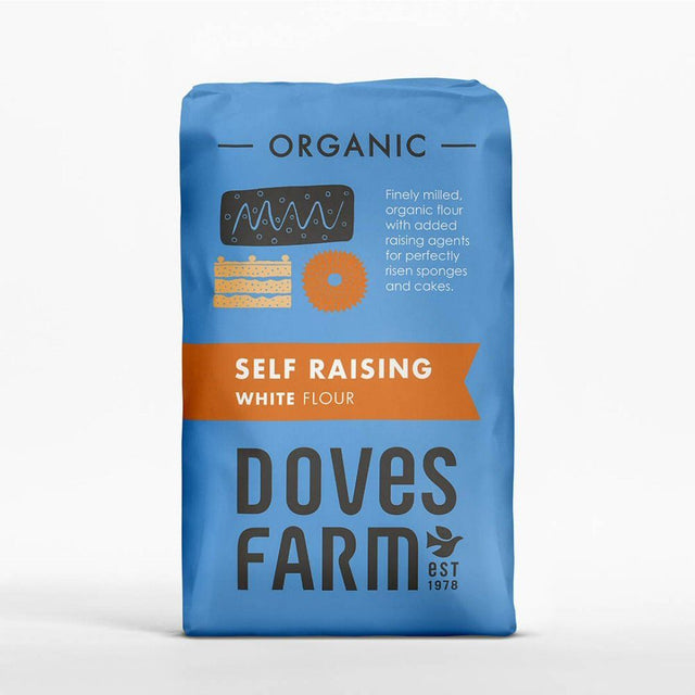 Doves Farm 1kg Organic Self Raising White Flour - Old Railway Line Garden Centre