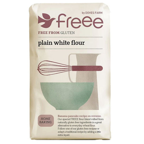 Doves Farm Freee 1kg Gluten Free Plain White Flour - Old Railway Line Garden Centre