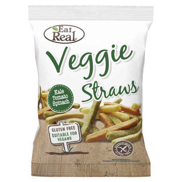 Eat Real 113g Veggie Kale Straws - Old Railway Line Garden Centre
