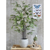 Edelman 140cm Mica Decorations Artificial Bamboo Plant with Black Pot - Old Railway Line Garden Centre