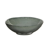 Edelman 23cm Grey Tabo Glazed Ceramic Bowl - Old Railway Line Garden Centre