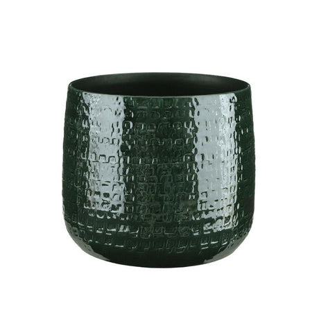 Edelman 28cm Forest Green Floyd Houseplant Pot - Old Railway Line Garden Centre