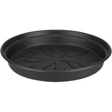 Elho 10cm Living Black Green Basics Saucer