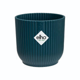 Elho 11cm Deep Blue Vibes Fold Round Pot - Old Railway Line Garden Centre