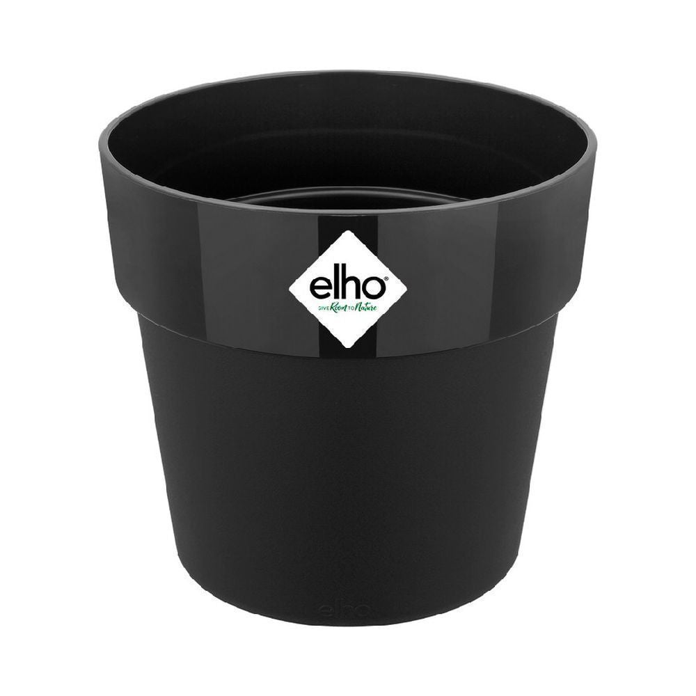 Elho 13cm Living Black B.For Original Round Pot - Old Railway Line Garden Centre