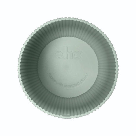 Elho 14cm Sorbet Green Vibes Fold Round Pot - Old Railway Line Garden Centre