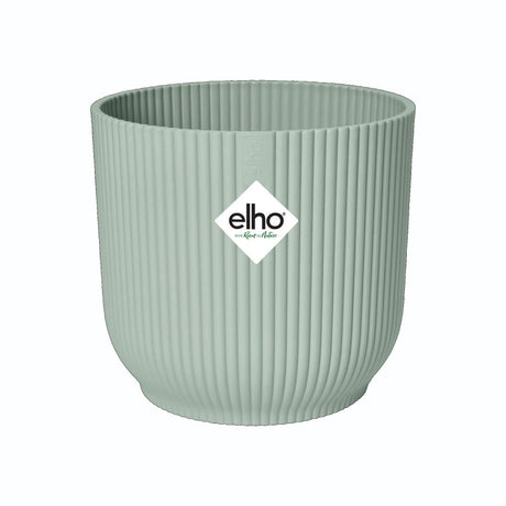 Elho 14cm Sorbet Green Vibes Fold Round Pot - Old Railway Line Garden Centre