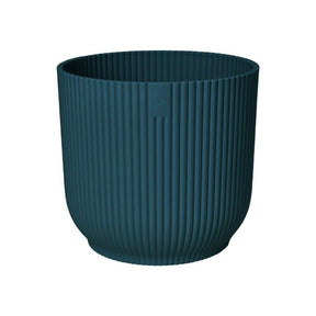 Elho 16cm Deep Blue Vibes Fold Round Pot - Old Railway Line Garden Centre