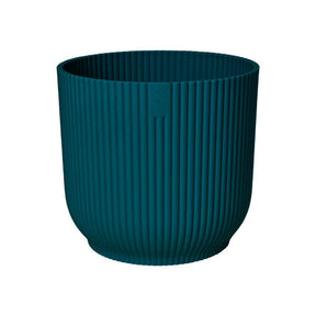 Elho 18cm Deep Blue Vibes Fold Round Pot - Old Railway Line Garden Centre