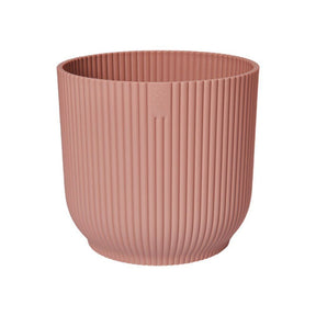 Elho 18cm Delicate Pink Vibes Fold Round Pot - Old Railway Line Garden Centre