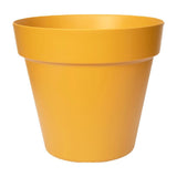 Elho 20cm Mustard Yellow Paris Flower Pot - Old Railway Line Garden Centre