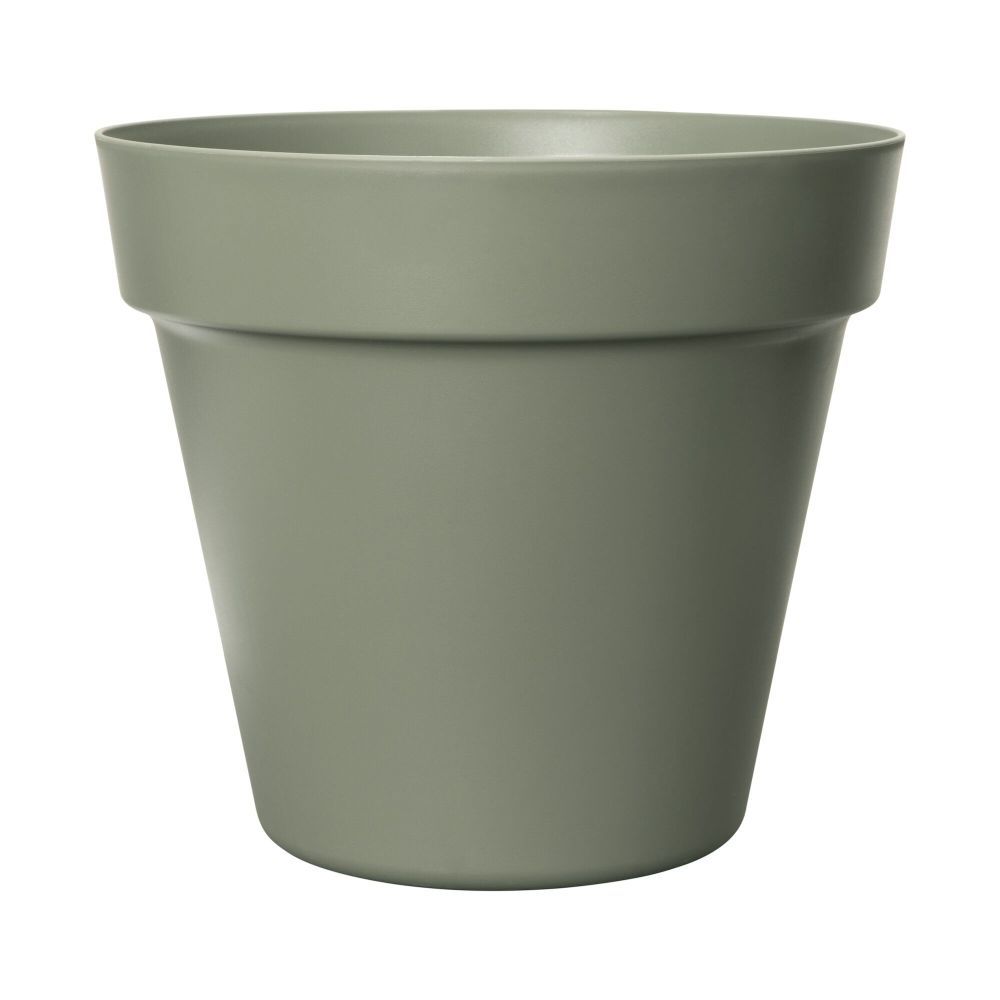 Elho 20cm Olive Green Pairs Flower Pot - Old Railway Line Garden Centre