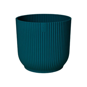 Elho 22cm Deep Blue Vibes Fold Round Pot - Old Railway Line Garden Centre