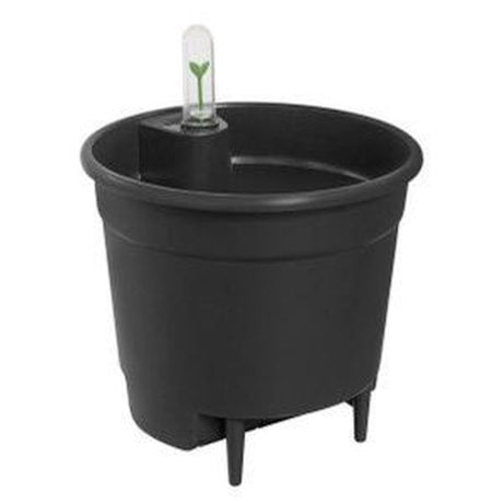 Elho 24cm Living Black Self - Watering Insert - Old Railway Line Garden Centre