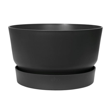 Elho 33cm Living Black Greenville Bowl - Old Railway Line Garden Centre