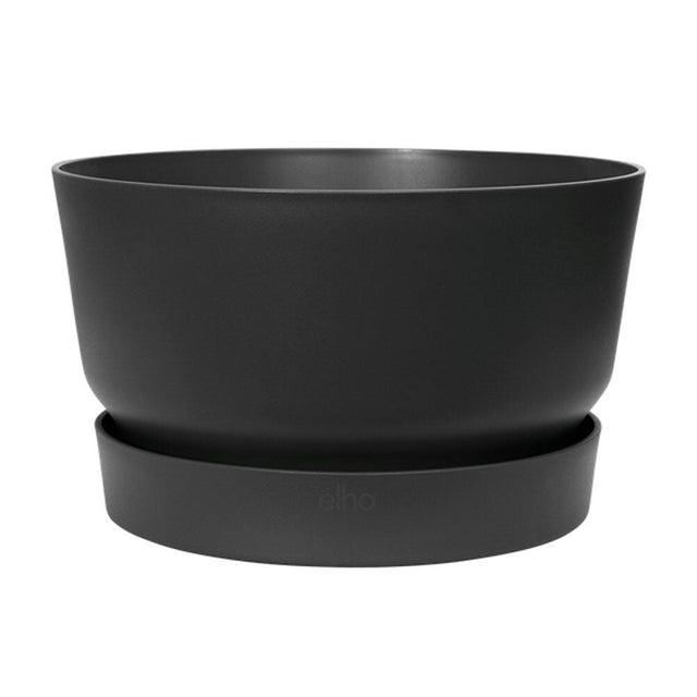 Elho 33cm Living Black Greenville Bowl - Old Railway Line Garden Centre