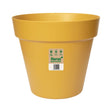 Elho 40cm Mustard Yellow Paris Flower Pot - Old Railway Line Garden Centre