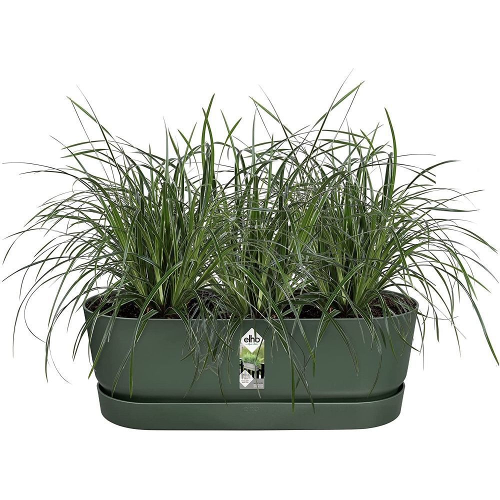 Elho 52cm Leaf Green Greenville Easy Balcony Planter - Old Railway Line Garden Centre