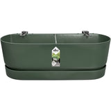 Elho 52cm Leaf Green Greenville Easy Balcony Planter - Old Railway Line Garden Centre