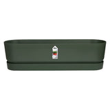 Elho 70cm Leaf Green Greenvillle Long Trough Planter - Old Railway Line Garden Centre