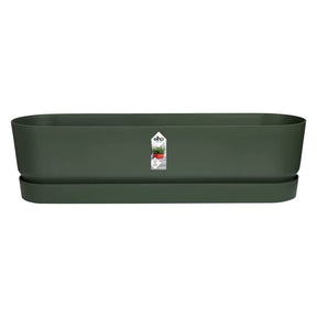 Elho 70cm Leaf Green Greenvillle Long Trough Planter - Old Railway Line Garden Centre