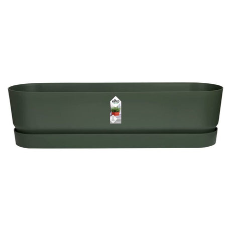 Elho 70cm Leaf Green Greenvillle Long Trough Planter - Old Railway Line Garden Centre