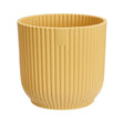 Elho 7cm Butter Yellow Vibes Fold Mini Round Pot - Old Railway Line Garden Centre