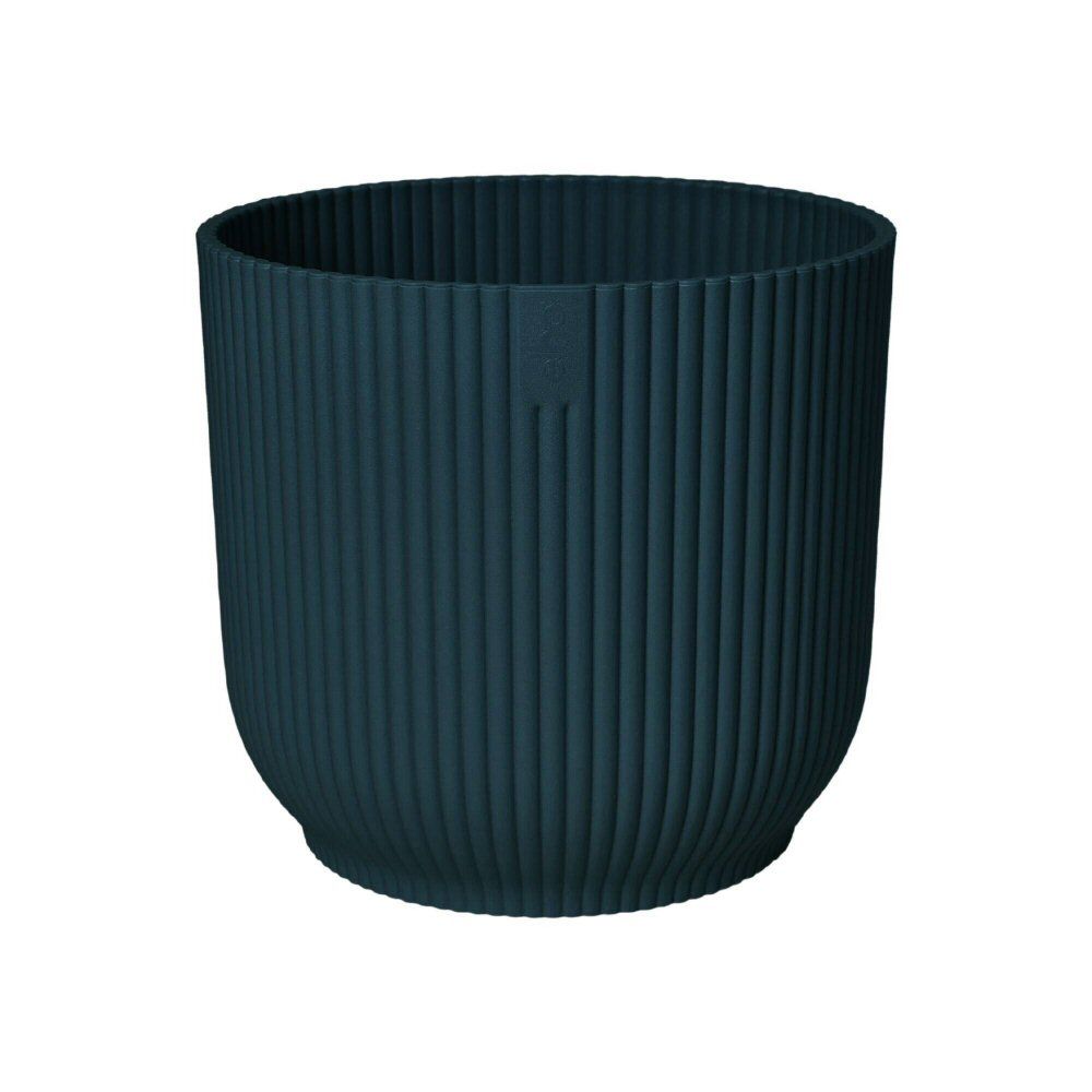 Elho 7cm Deep Blue Vibes Fold Mini Round Pot - Old Railway Line Garden Centre