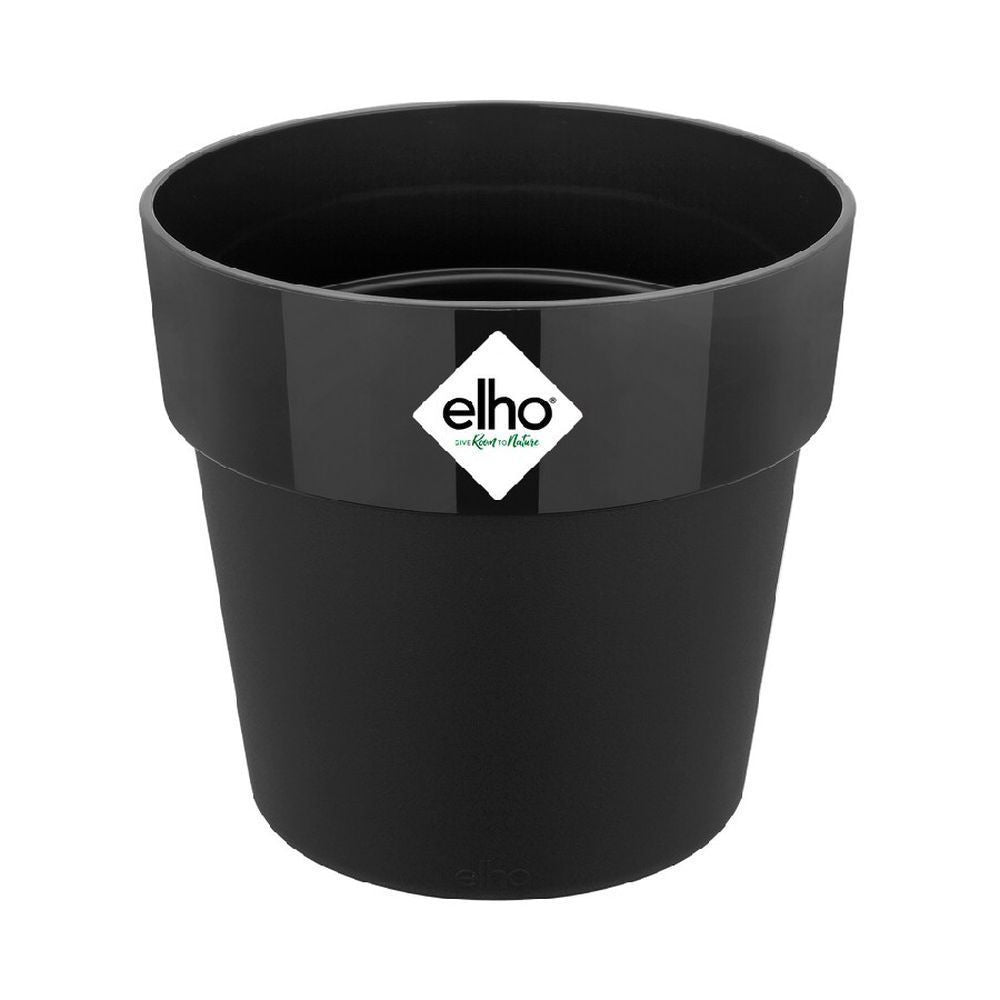 Elho 9cm Black B.For Original Round Mini Pot - Old Railway Line Garden Centre
