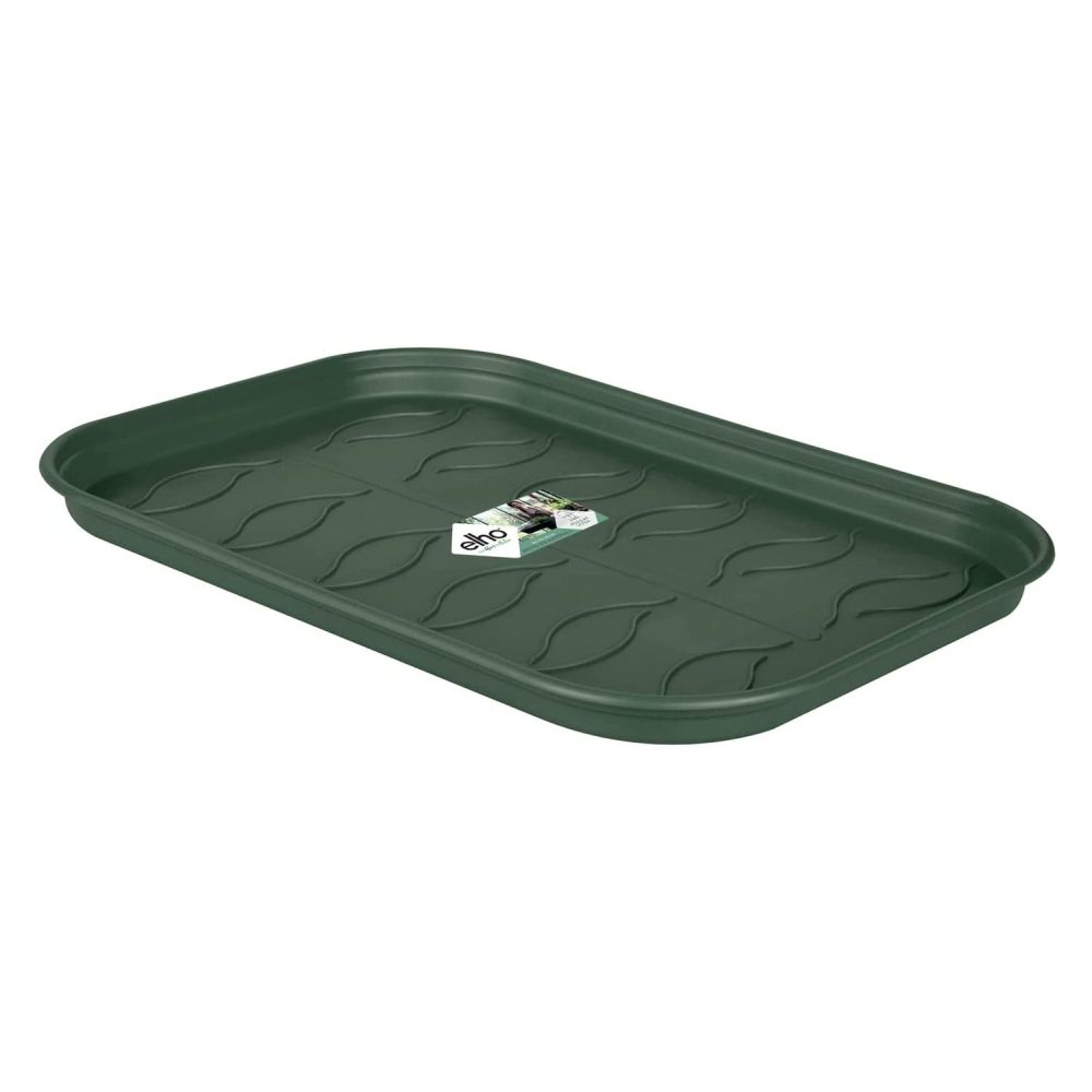 Elho Large Green Basics Leaf Green Grow Tray Saucer - Old Railway Line Garden Centre