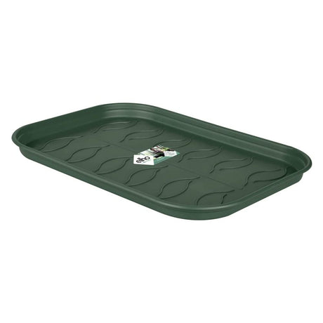 Elho Large Green Basics Leaf Green Grow Tray Saucer - Old Railway Line Garden Centre